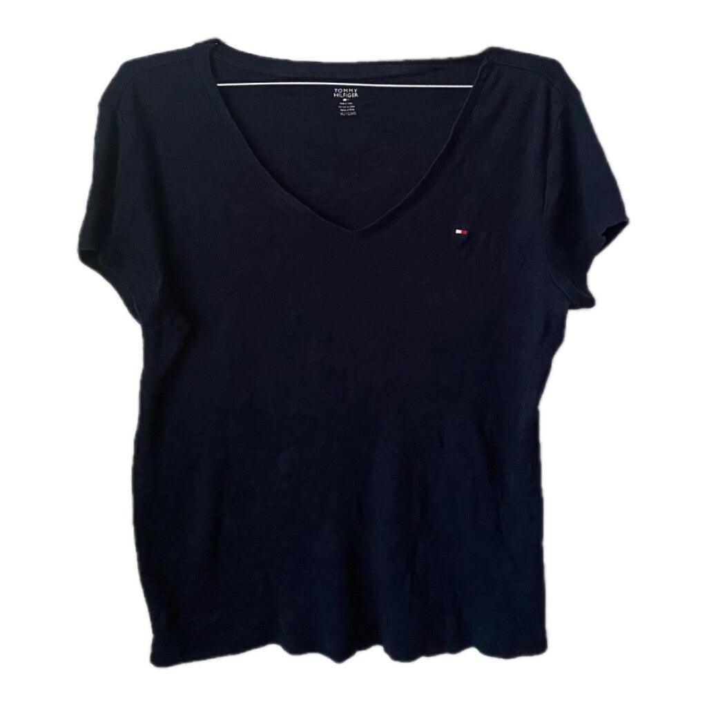 חולצה קצרה TOMMY HILFIGER שחורה מידה- XL