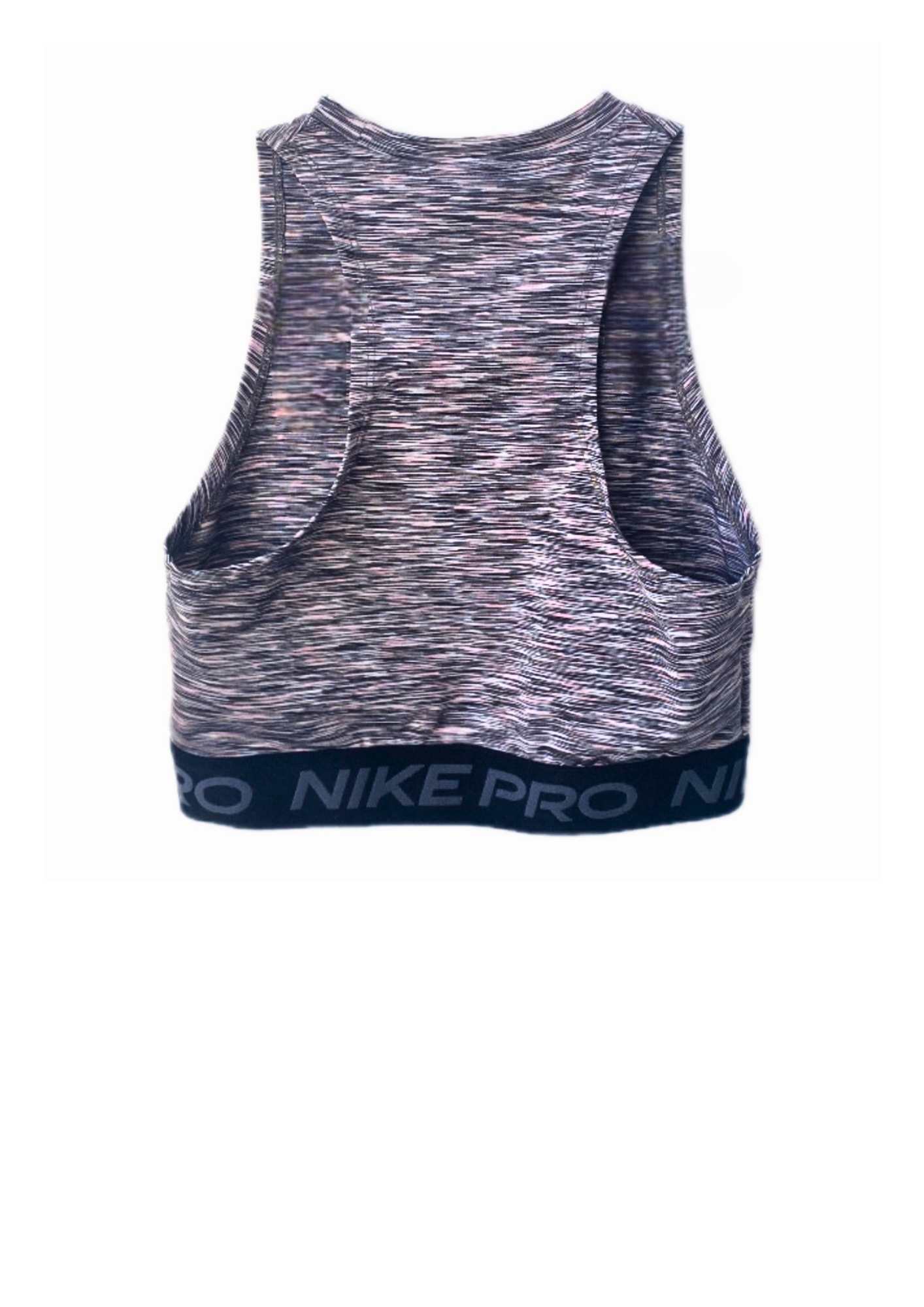 חזיית ספורט NIKE PRO בצבע אפור ושחור מידה- XS
