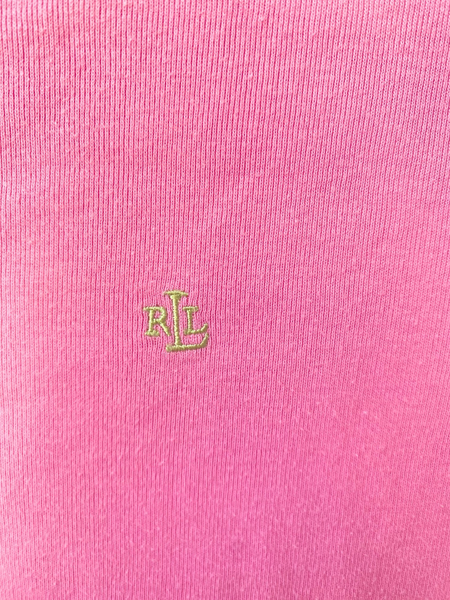חולצה קצרה RALPH LAUREN ורודה מידה - XS