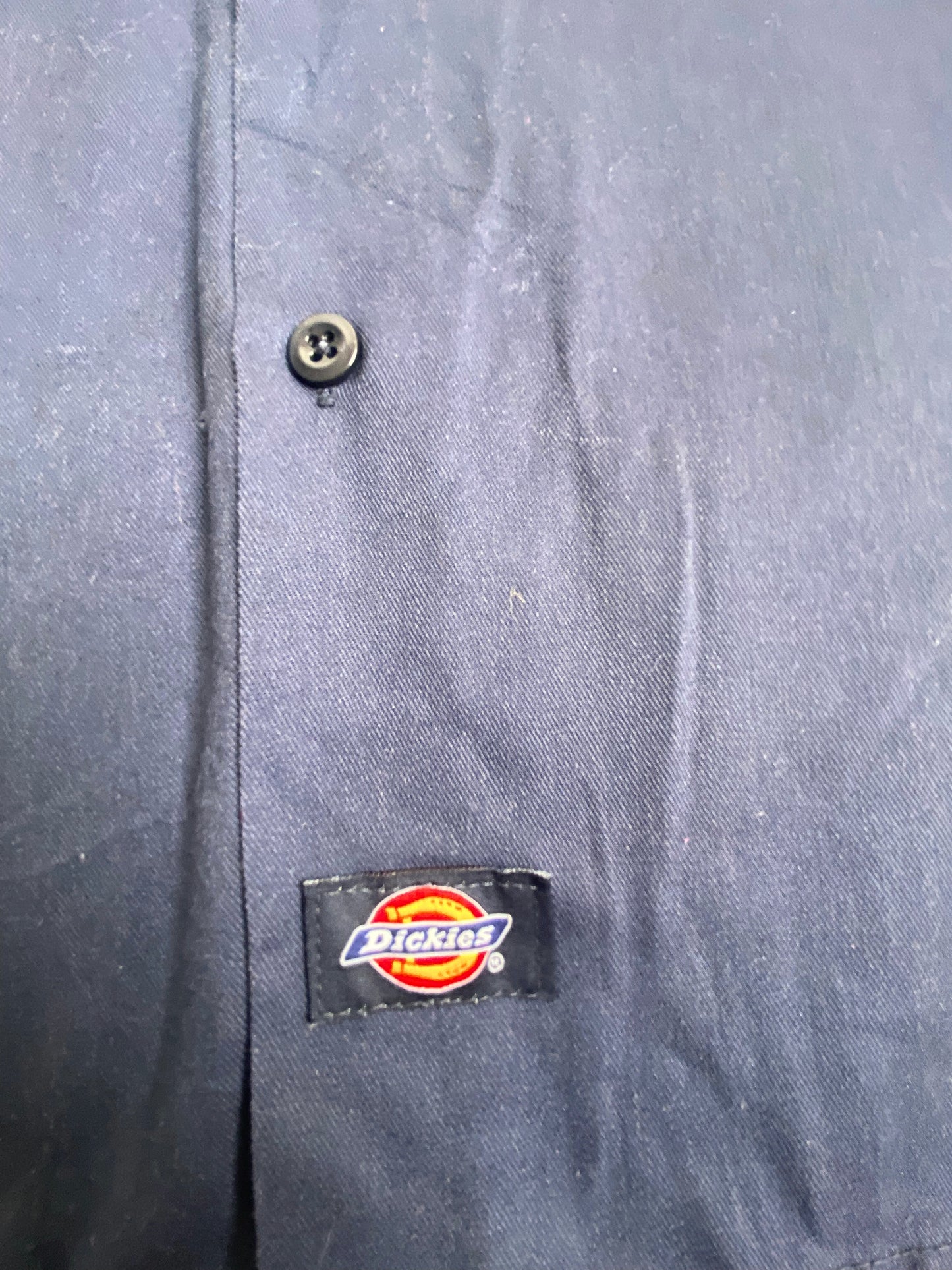 חולצה קצרה מכופתרת DICKIES כחול כהה מידה- XL