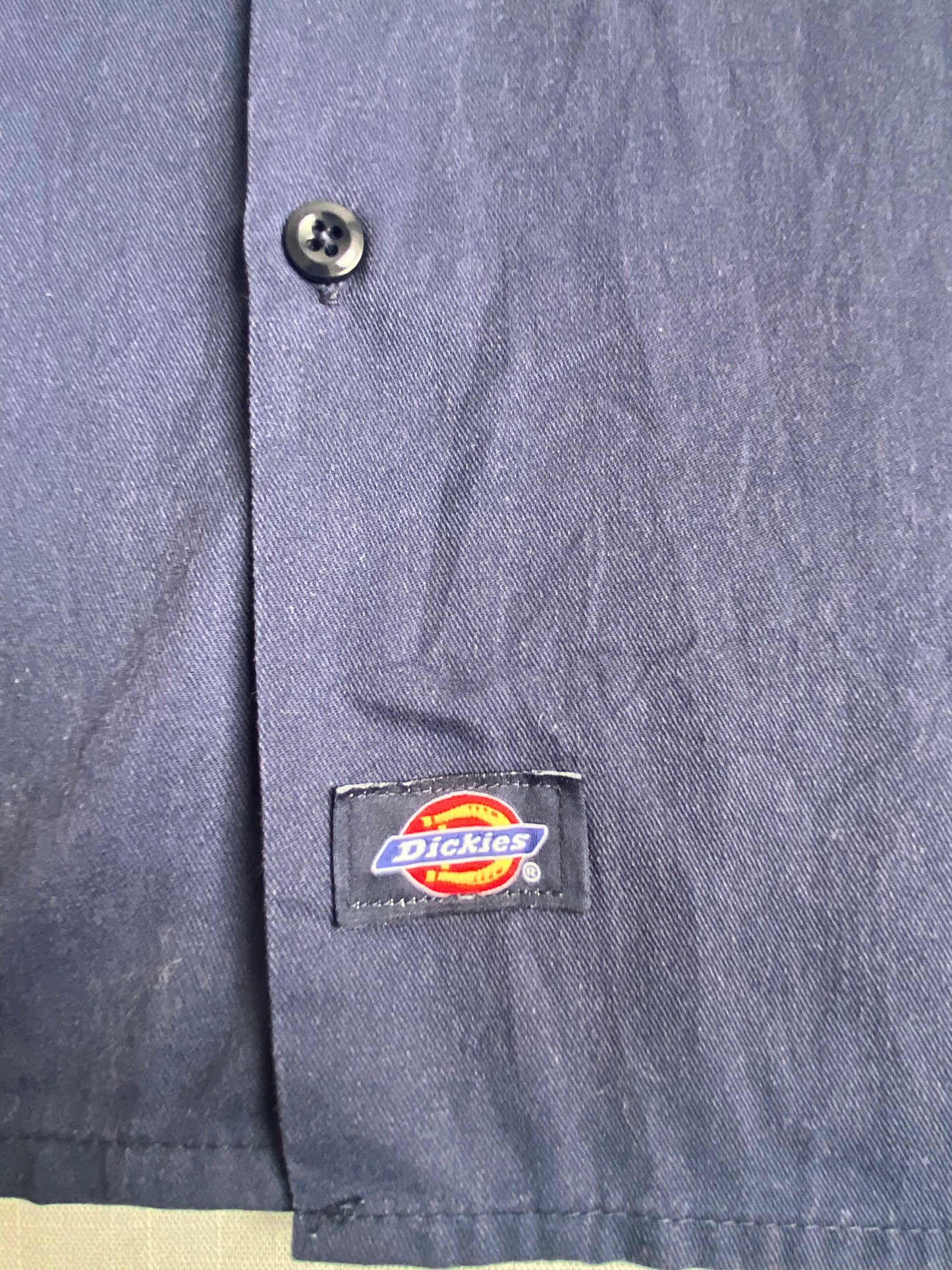 חולצה קצרה מכופתרת DICKIES כחול כהה מידה- XL