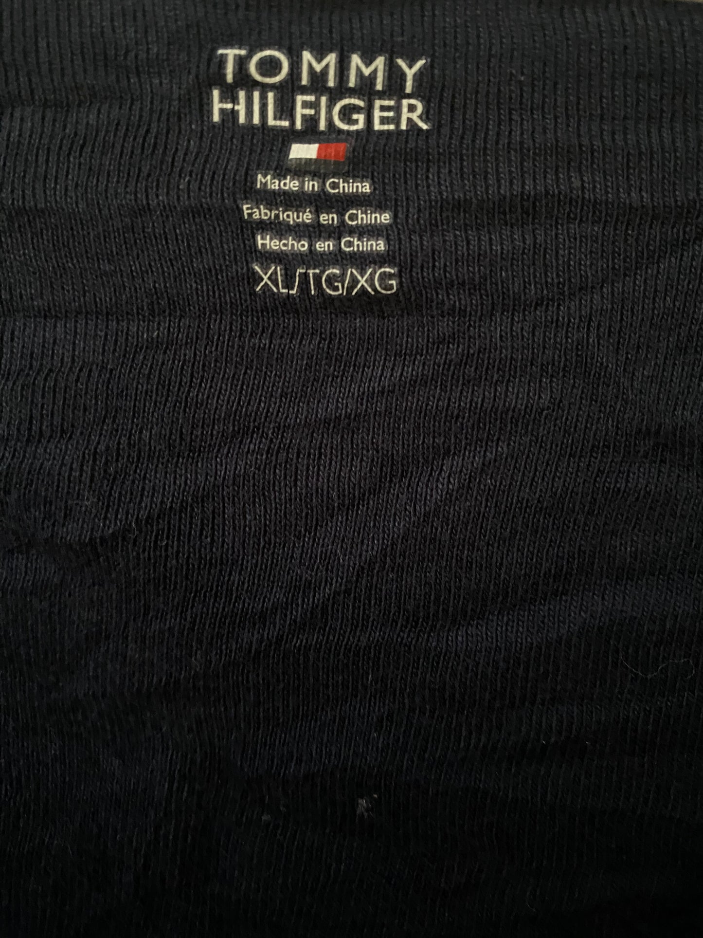 חולצה קצרה TOMMY HILFIGER שחורה מידה- XL