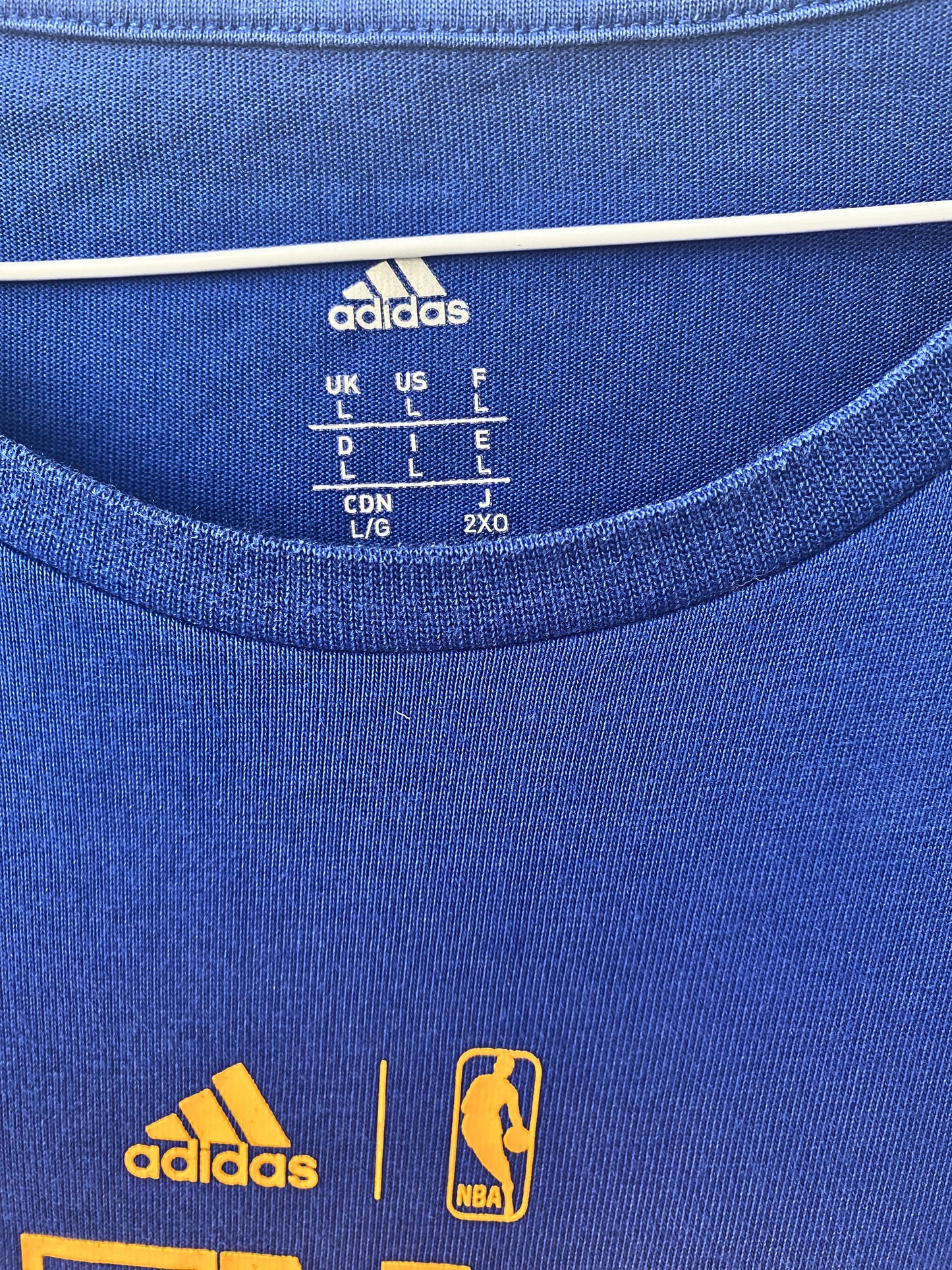 חולצה קצרה ADIDAS*NBA GOLDEN STATE WARRIORS מידה- L
