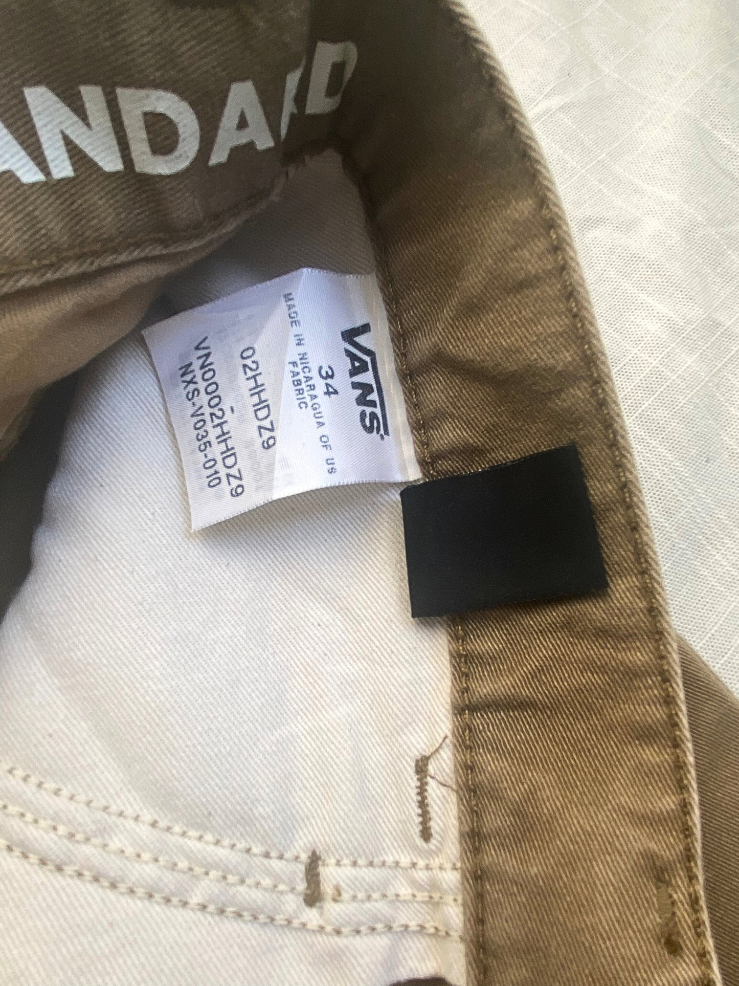 דגמ"ח VANS חאקי מידה- 34