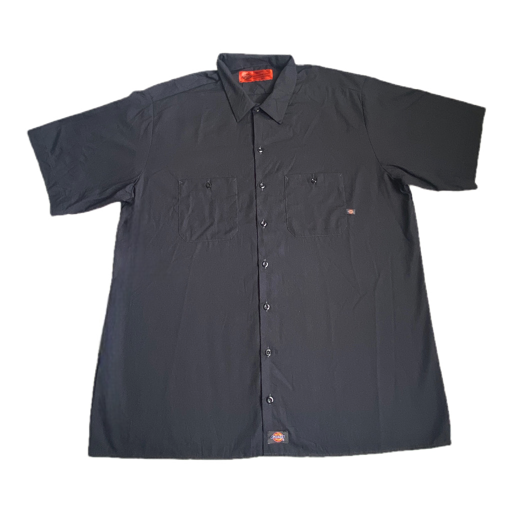 חולצה קצרה מכופתרת DICKIES כחולה מידה- XXL