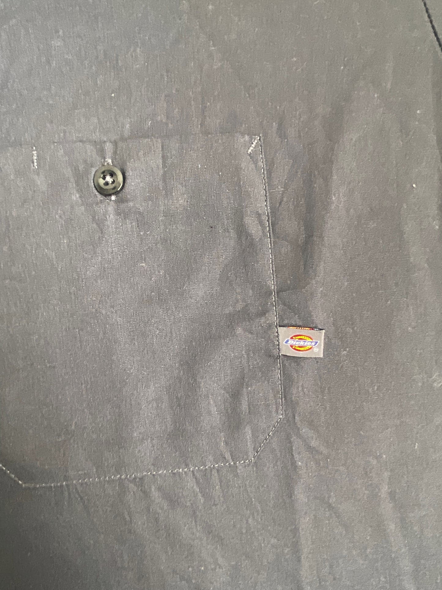 חולצה קצרה מכופתרת DICKIES כחולה מידה- XXL