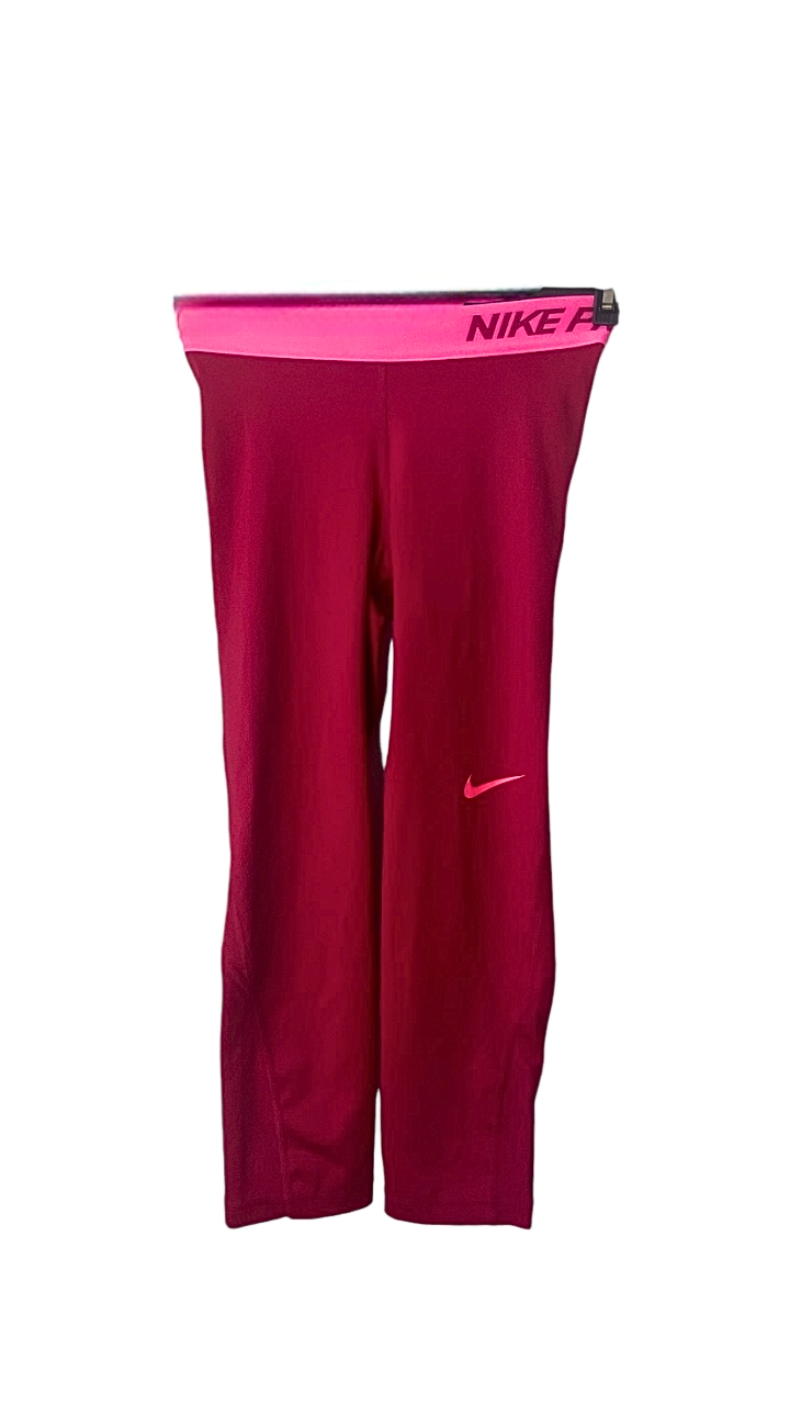 טייץ NIKE PRO בצבע אדום\ ורוד מידה- XS