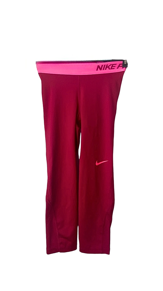 טייץ NIKE PRO בצבע אדום\ ורוד מידה- XS