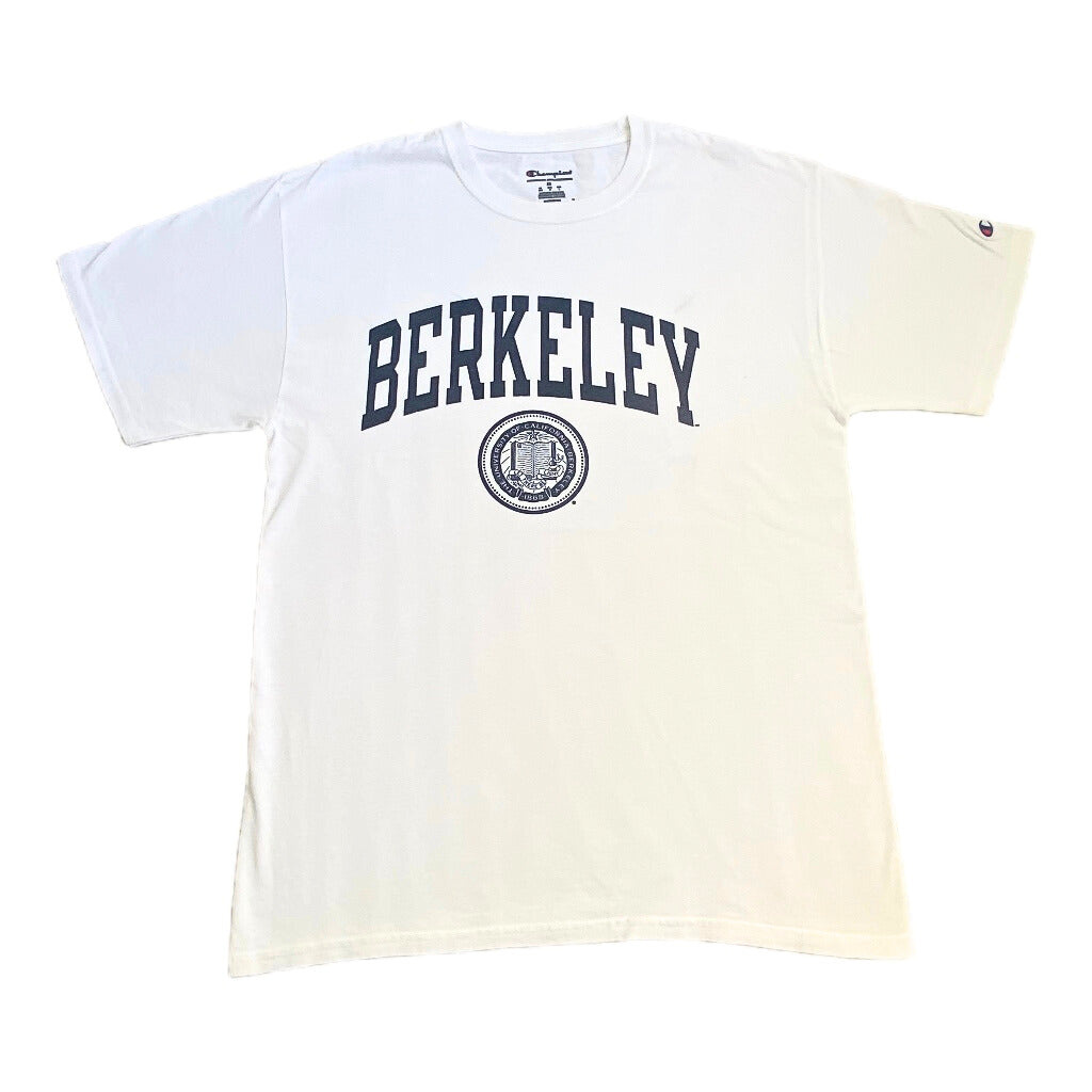 חולצה קצרהUC Berkeley Cal Champion לבנה מידה-M