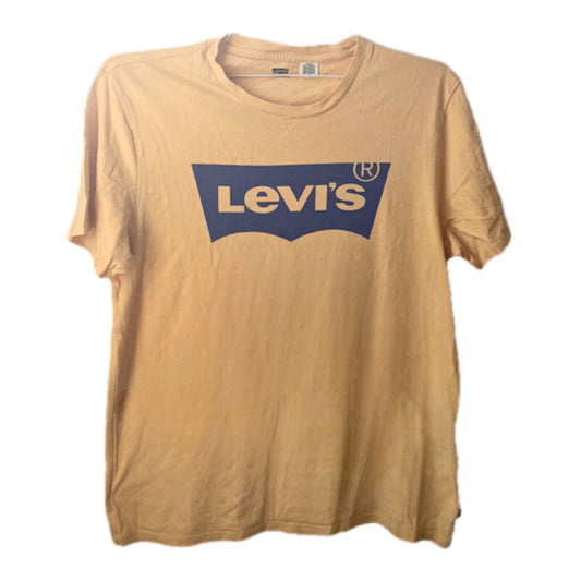 חולצה קצרה LEVI'S צהובה מידה- L