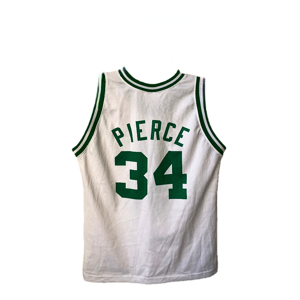 Paul Pierce #34 Boston Celtics NBA Vintage 90s CHAMPION White Green Jersey מידה- XL(13-14)