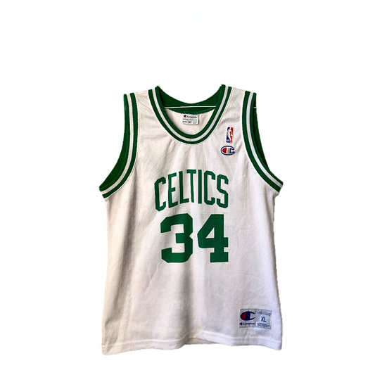 Paul Pierce #34 Boston Celtics NBA Vintage 90s CHAMPION White Green Jersey מידה- XL(13-14)