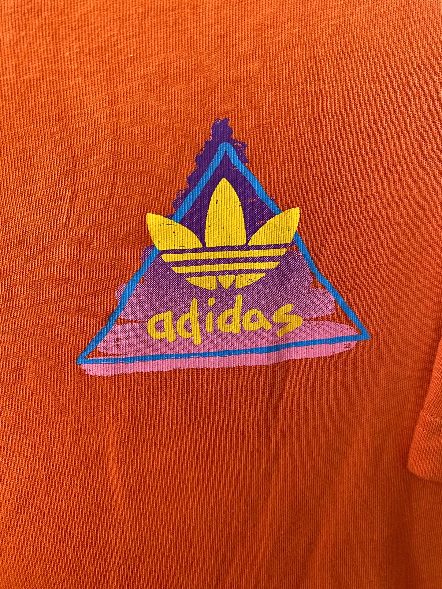 חולצה קצרה ADIDAS כתומה מידה- XL