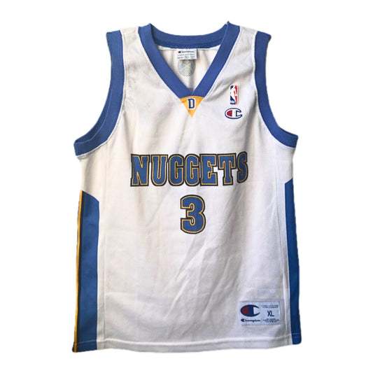 NBA Denver Nuggets Basketball Champion jersey #3 Iverson XLמידה-(13-14)