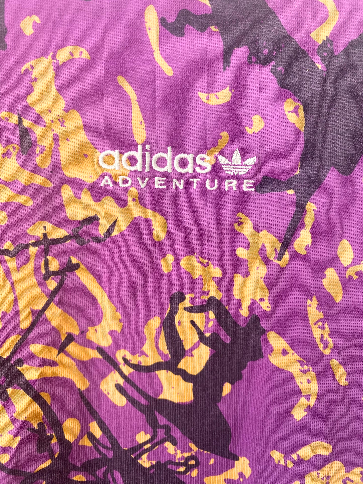 חולצה קצרה ADIDAS ADVENTURE סגולה מידה - M