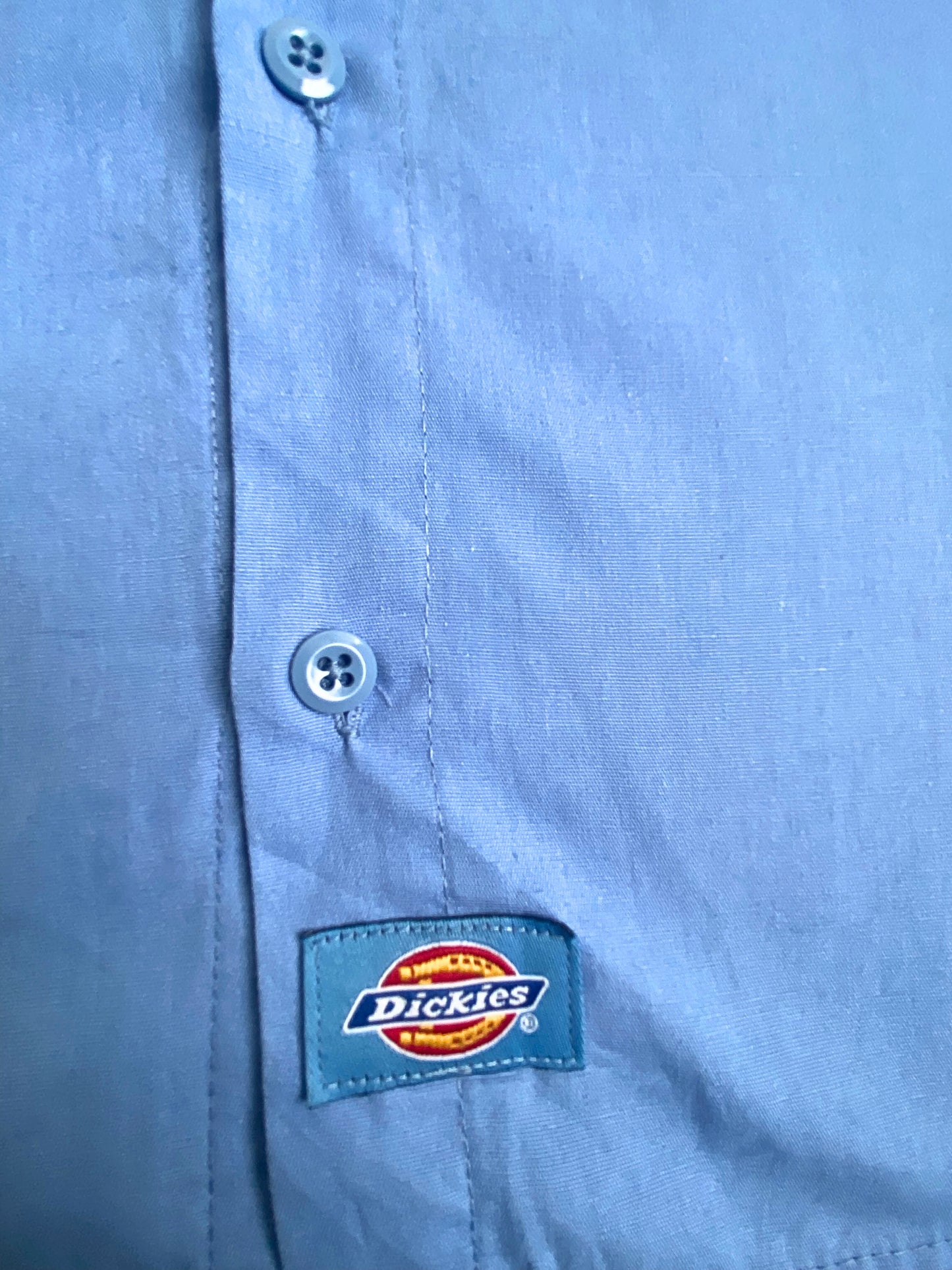 חולצה ארוכה מכופתרת DICKIES תכלת מידה -S