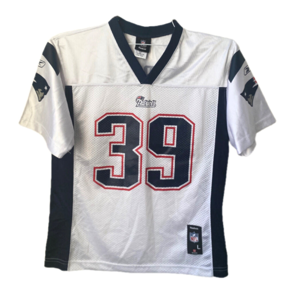 Laurence Maroney New England Patriots Reebok White Jersey מידה- L