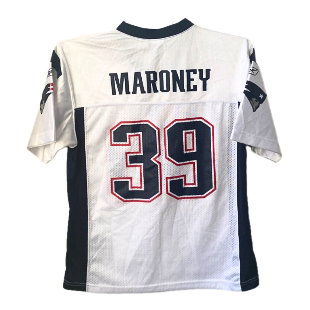 Laurence Maroney New England Patriots Reebok White Jersey מידה- L