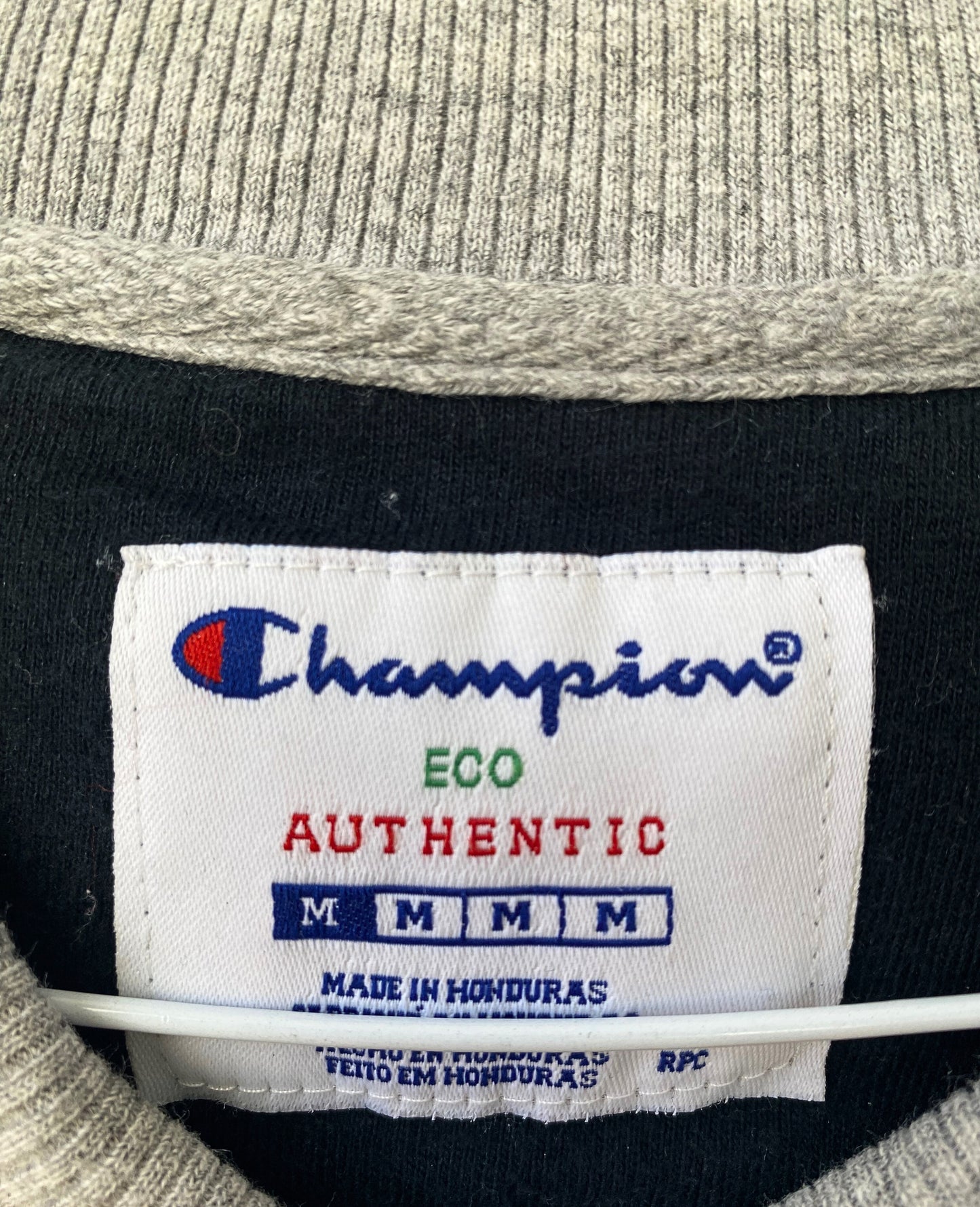 סווטצרט Vintage Champion Crewneck סמל שחור מידה- S