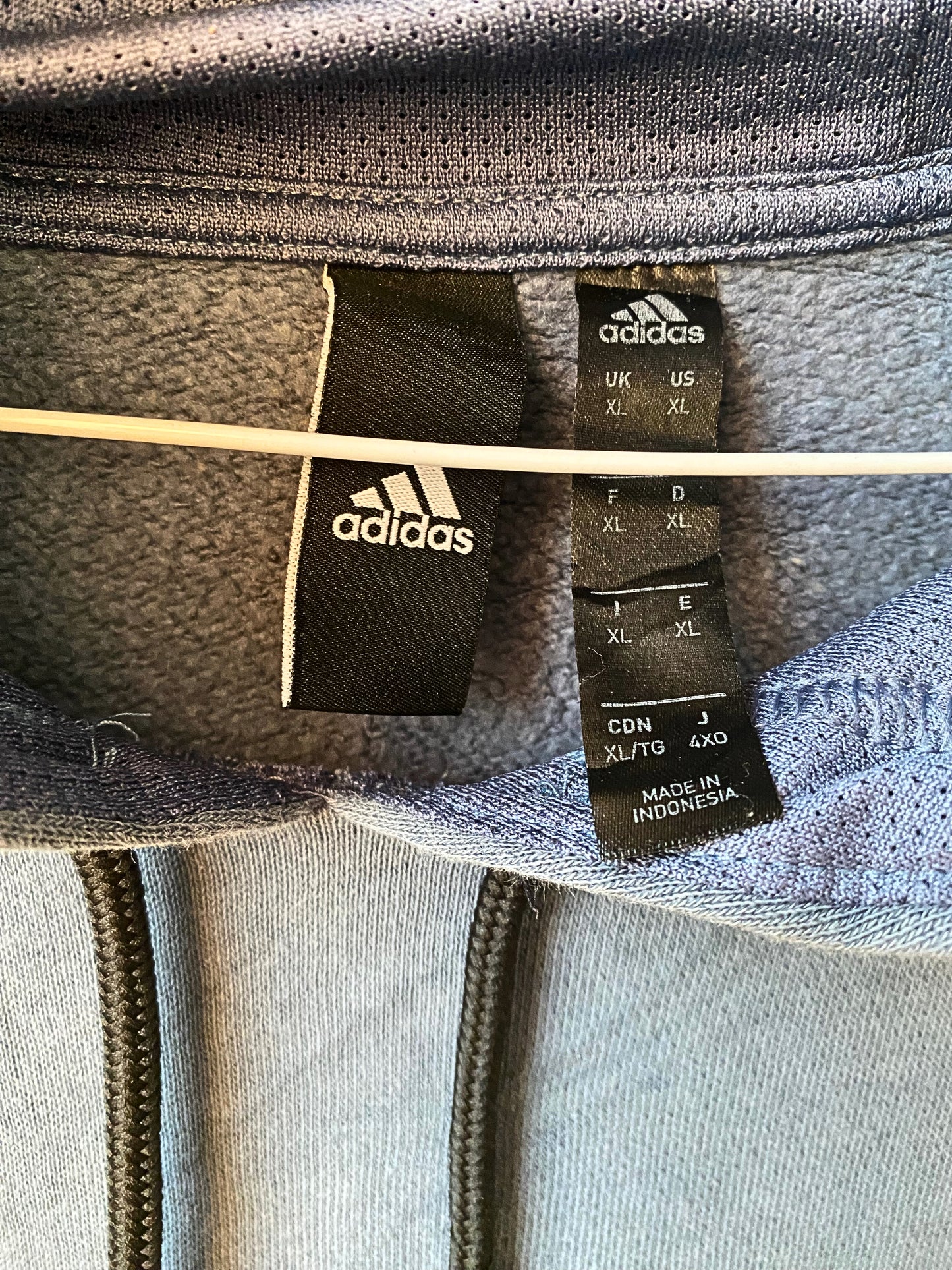 סווטצרט ADIDAS כחול וצהוב מידה- XL