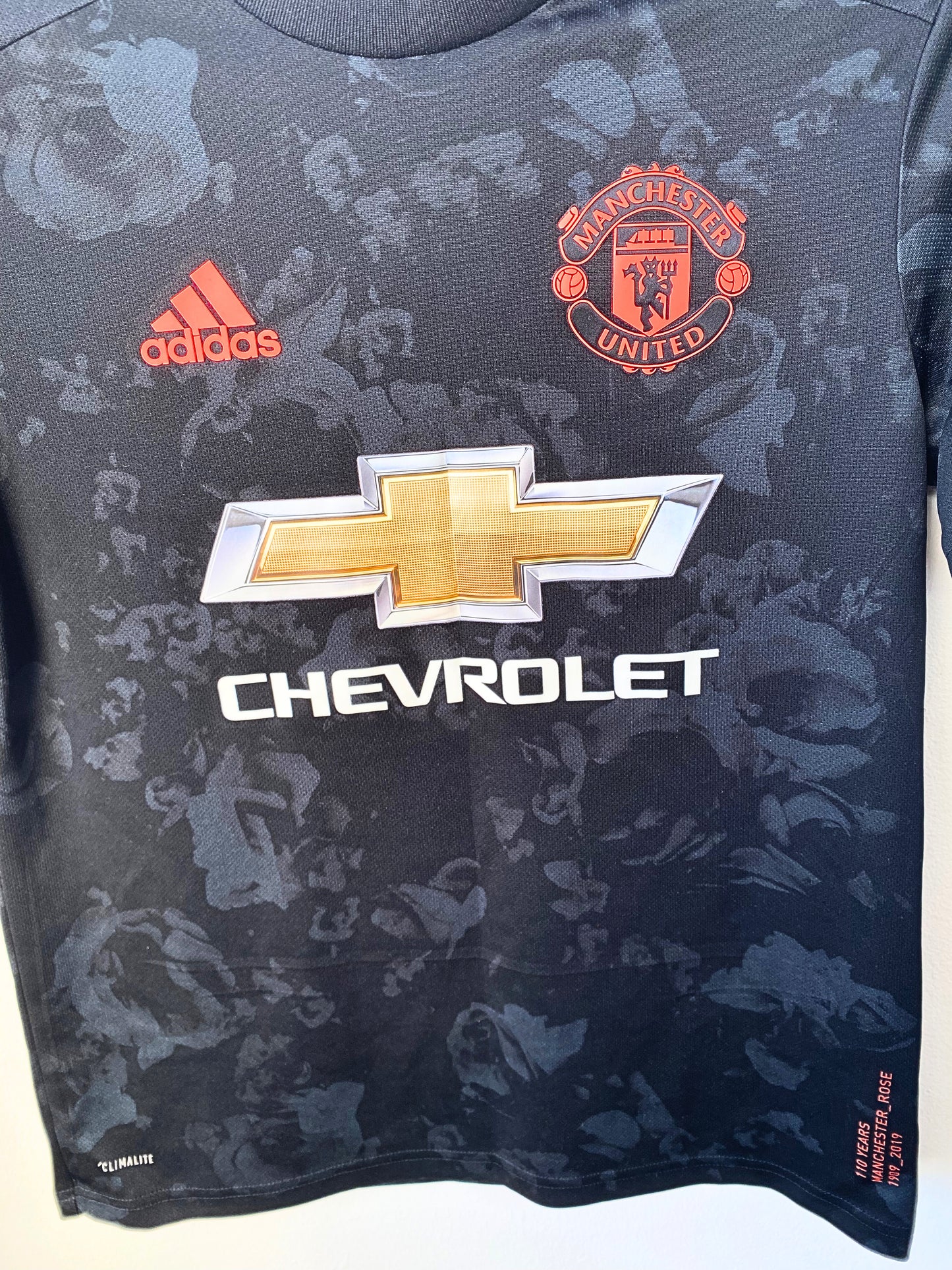 חולצה קצרה ADIDAS Manchester United Third Shirt 2019 - 20 מידה- L(13-14)