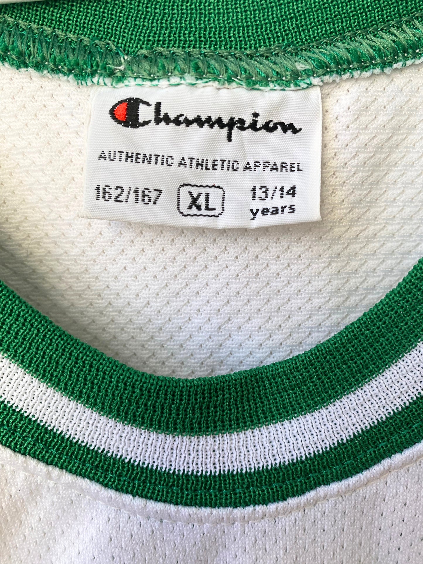 Paul Pierce #34 Boston Celtics NBA Vintage 90s CHAMPION White Green Jersey מידה- XL(13-14)