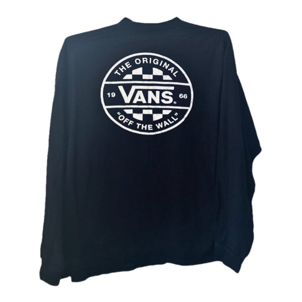 חולצה ארוכה VANS שחורה מידה- XL