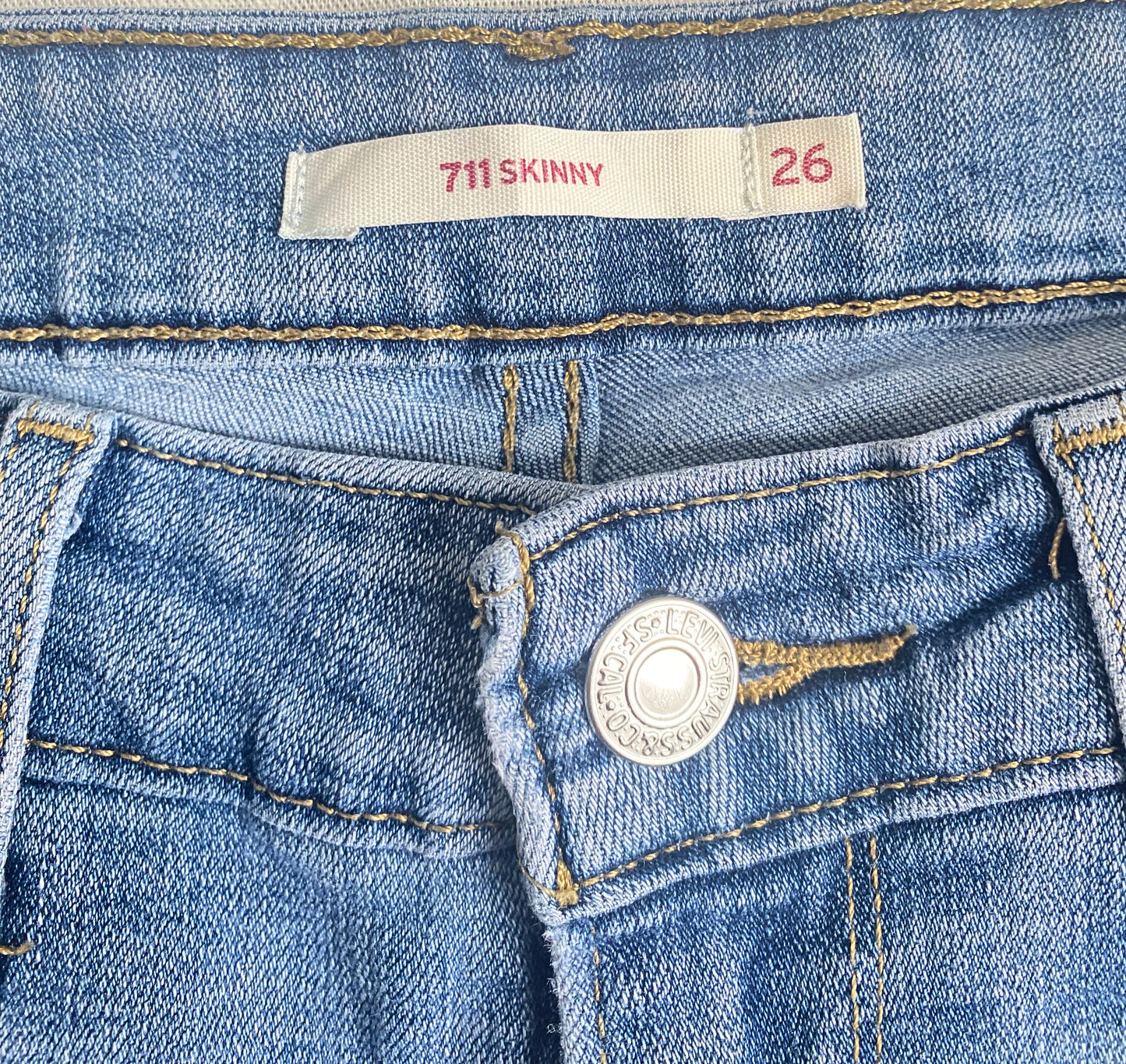 ג'ינס LEVI'S 711 SKINNY מידה- 26