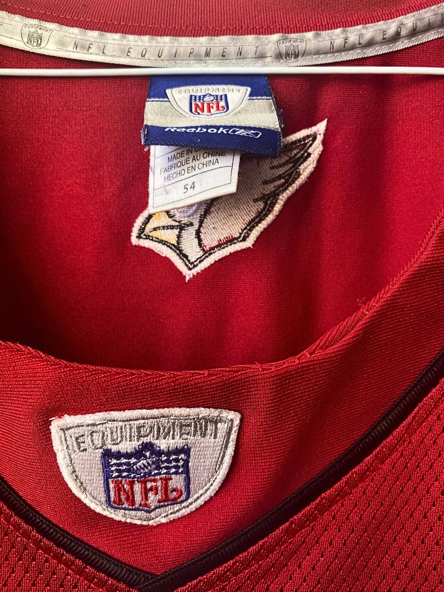 Vintage Reebok NFL Arizona Cardinals Matt Leinart #7 Jersey מידה- 54(XXL)