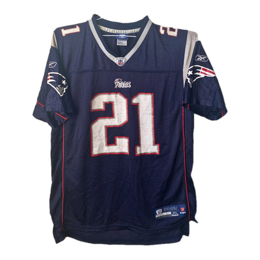 Rare VINTAGE Reebok FRED TAYLOR #21 New England Patriots Jersey מידה- XL(18-20)